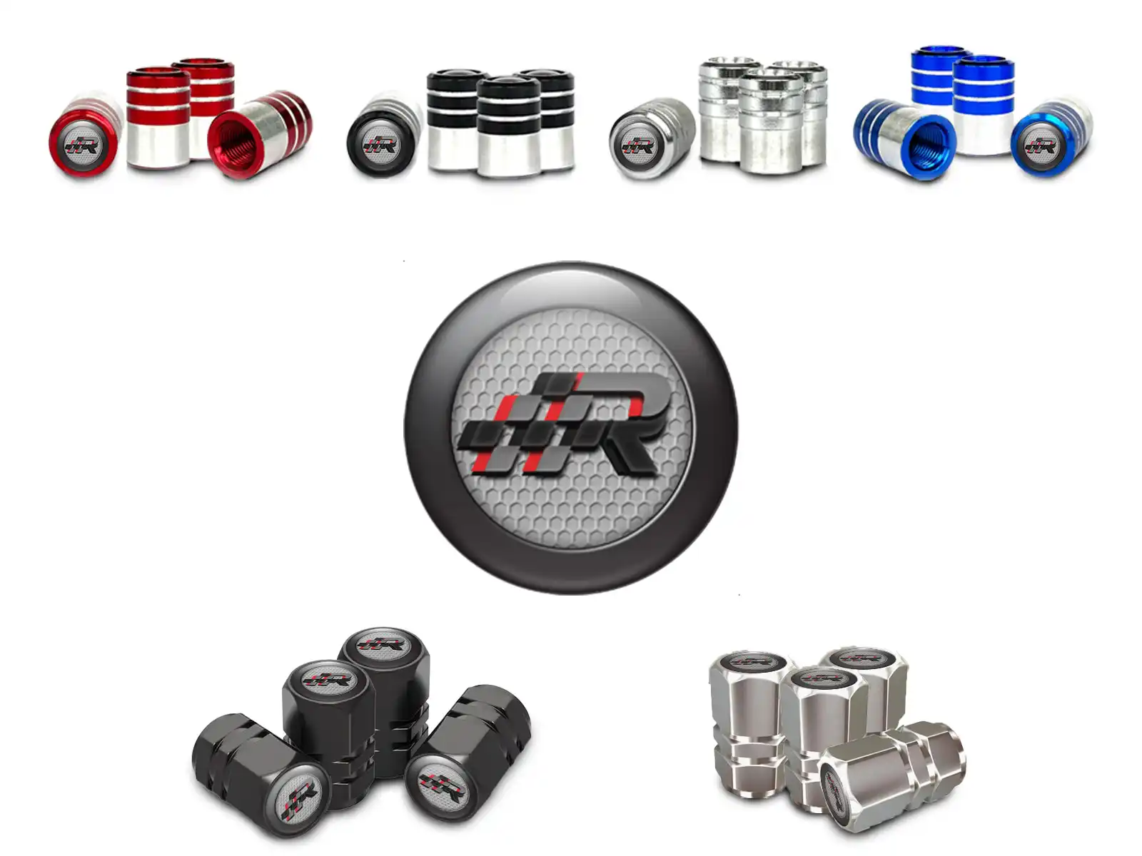 Wheels Valve Covers Bicycle Custom Finish Style